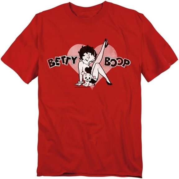 Betty Boop T-Shirt Vintage Cutie Pup Unisex Graphic Tee For Men & Women