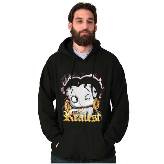 Betty Boop The Realest Cartoon Hoodie Sweatshirt Women Brisco Brands S