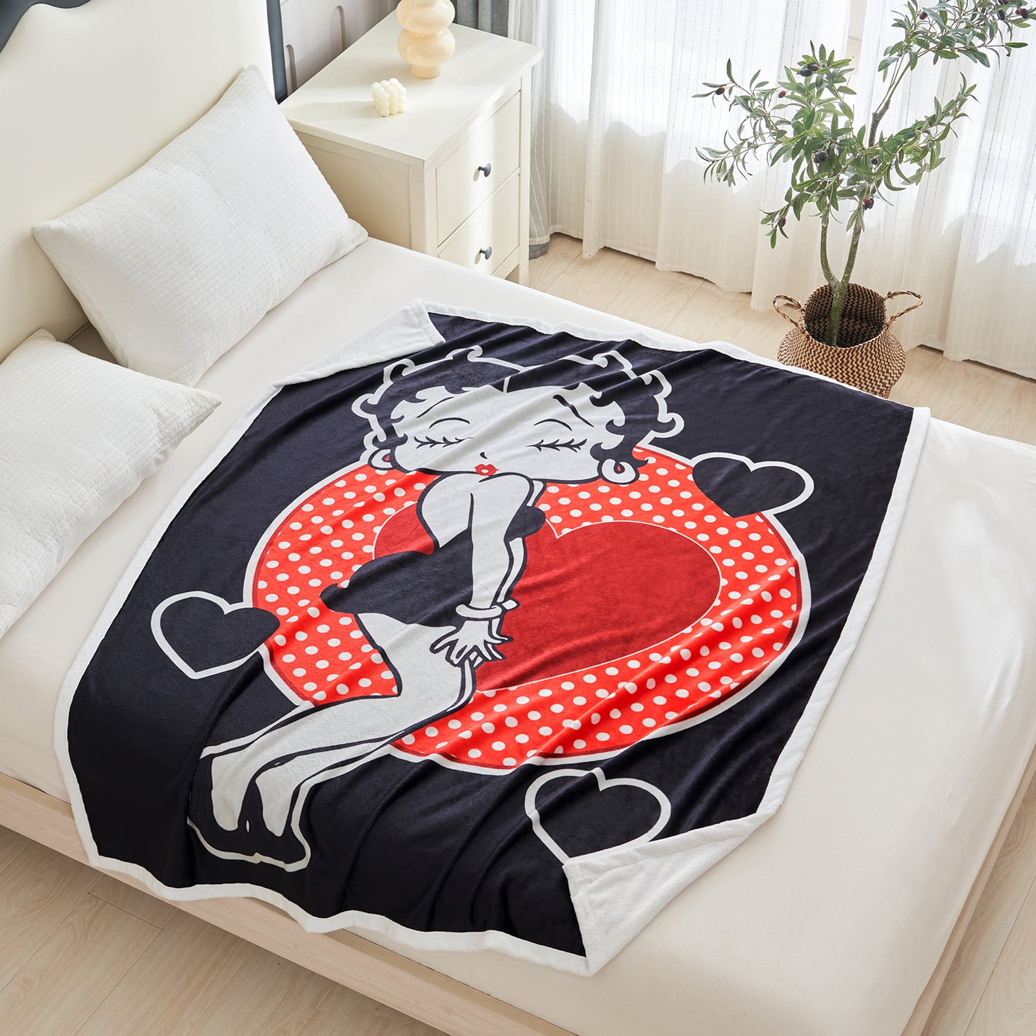 Betty Boop Throw Blanket 50 X60