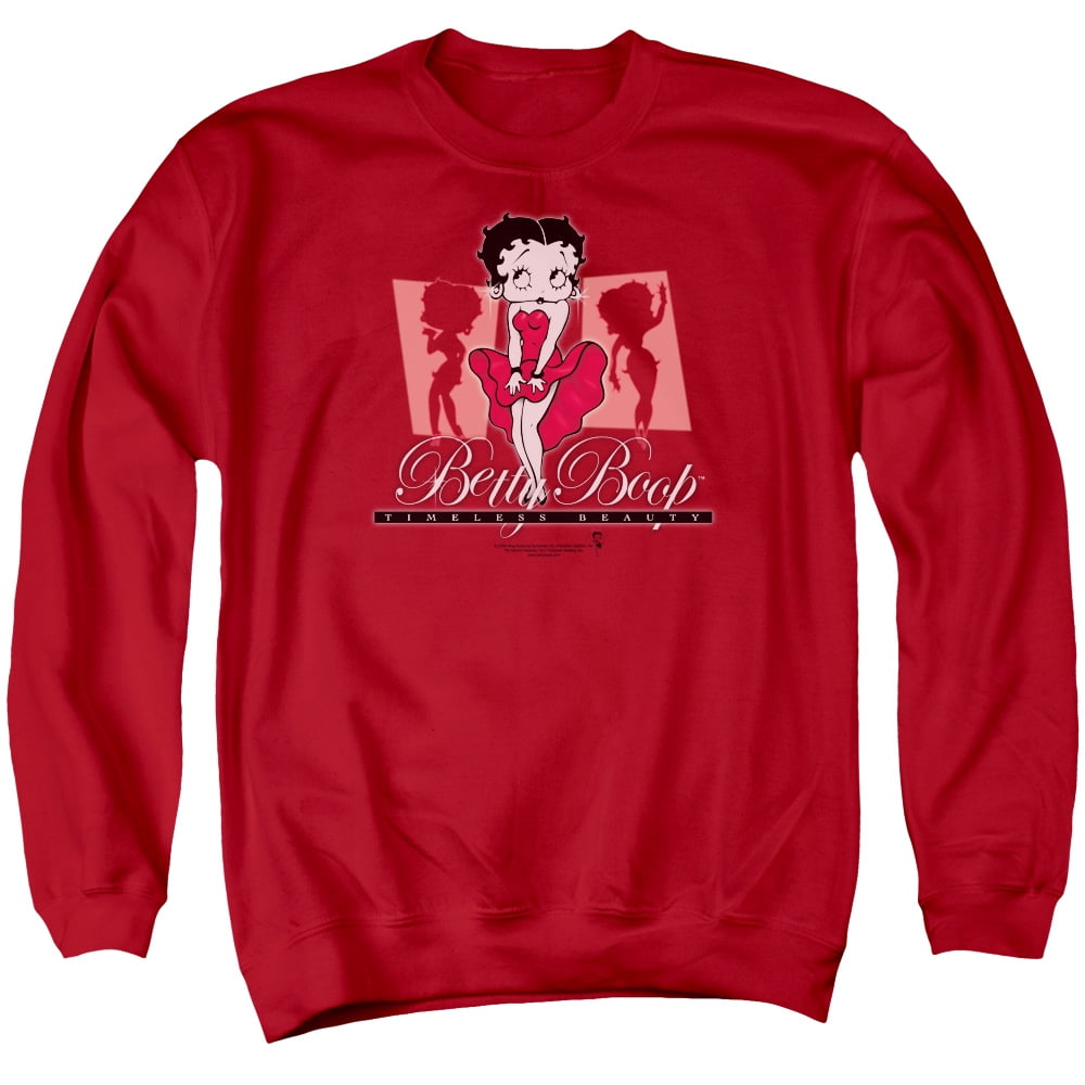 Red betty boop crewneck hotsell