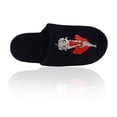thumbnail image 1 of Betty Boop Ultra-Soft Adult Women Plush Pinup Scuffs Cozy Non-Skid Slippers (size Small, Belle Black), 1 of 3