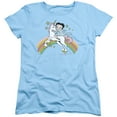 thumbnail image 1 of Betty Boop - Unicorn & Rainbows - Women's Short Sleeve Shirt - XX-Large, 1 of 2