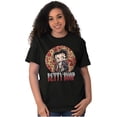 thumbnail image 1 of Betty Boop Urban Streetwear Florals Short Sleeve Women's Graphic Tee Brisco Brands S, 1 of 5
