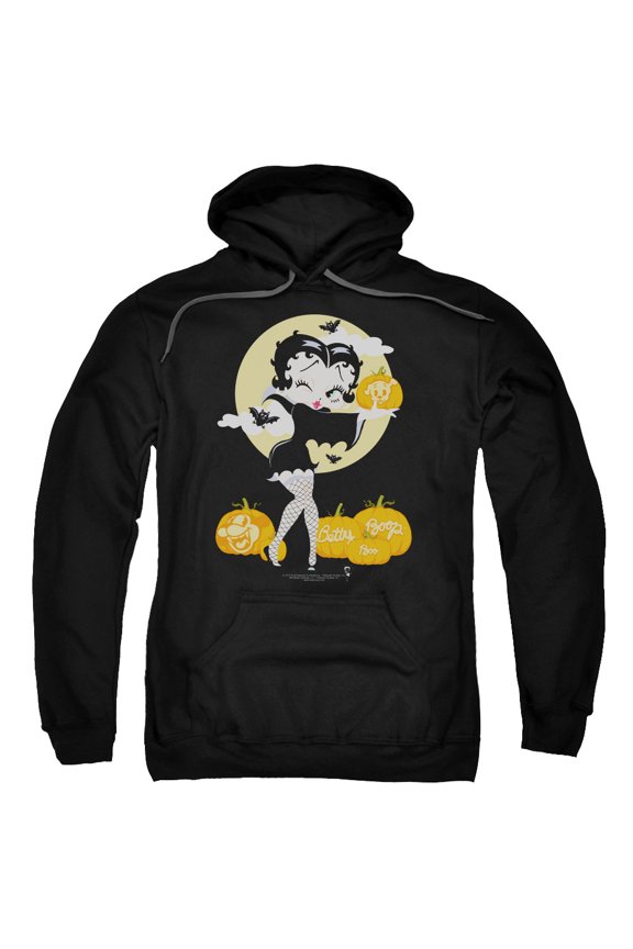 Betty Boop Vamp Pumkins Officially Licensed Adult Pullover Hoodie