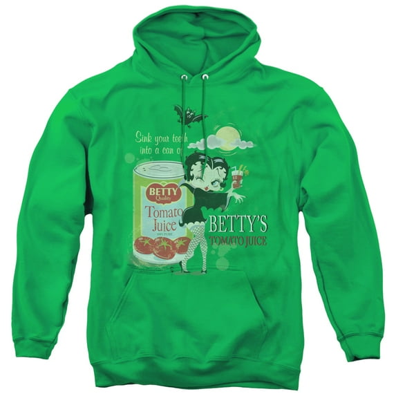 Betty Boop - Vampire Tomato Juice - Pull-Over Hoodie - Small