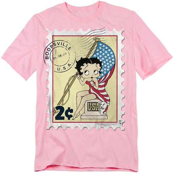 Betty Boop T-Shirt Vintage Stamp Unisex Graphic Tee For Men & Women