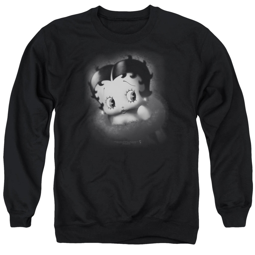 Betty Boop With The Band Crewneck Sweatshirt Small Walmart