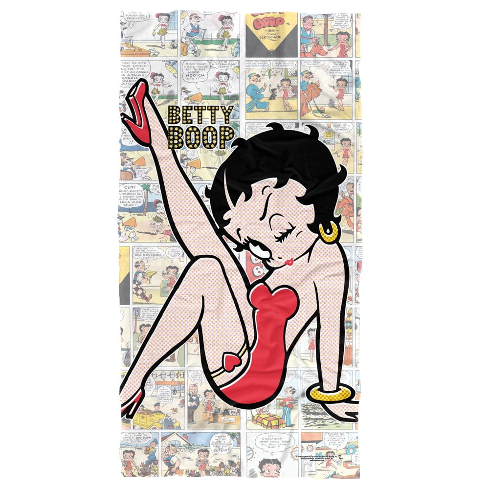 Betty Boop Vintage Strips Officially Licensed Beach Towel 30' X 60'