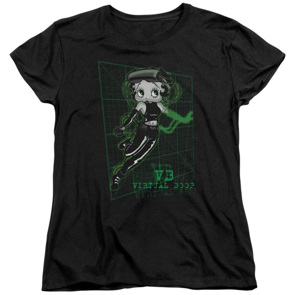 Betty Boop - Virtual Boop - Women's Short Sleeve Shirt - Large