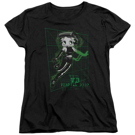 Betty Boop - Virtual Boop - Women's Short Sleeve Shirt - Medium
