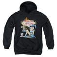 thumbnail image 1 of Betty Boop & Welcome Las Vegas-Youth Pullover Hoodie, Black - Extra Large, 1 of 1