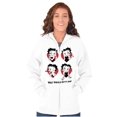 thumbnail image 1 of Betty Boop What Would She Hearts Zip Hoodie Sweatshirt Women Brisco Brands M, 1 of 6