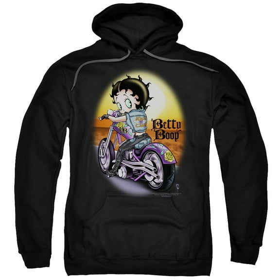 Betty Boop - Wild Biker - Pull-Over Hoodie - Large