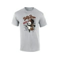 thumbnail image 1 of Betty Boop Wild One Biker Betty Distressed Unisex Short Sleeve T-shirt Graphic Tee Graphic Tee-Sports Grey-medium, 1 of 4