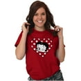thumbnail image 1 of Betty Boop Wink and a Kiss Polka Dots Women Plus Size Graphic Tee Tees Brisco Brands 5X, 1 of 4