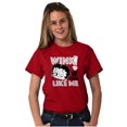 thumbnail image 1 of Betty Boop Wink if You Life Me Women's Graphic T Shirt Tees Brisco Brands S, 1 of 6