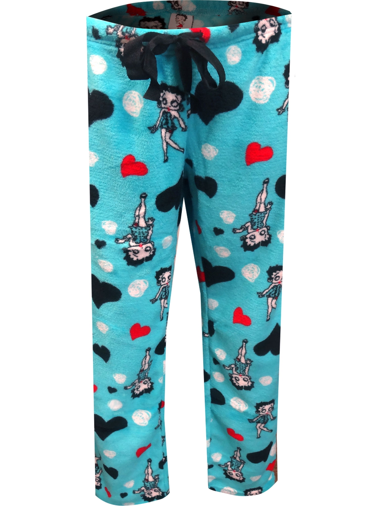 Betty Boop Women s Betty Boop Signature Turquoise Plush Lounge