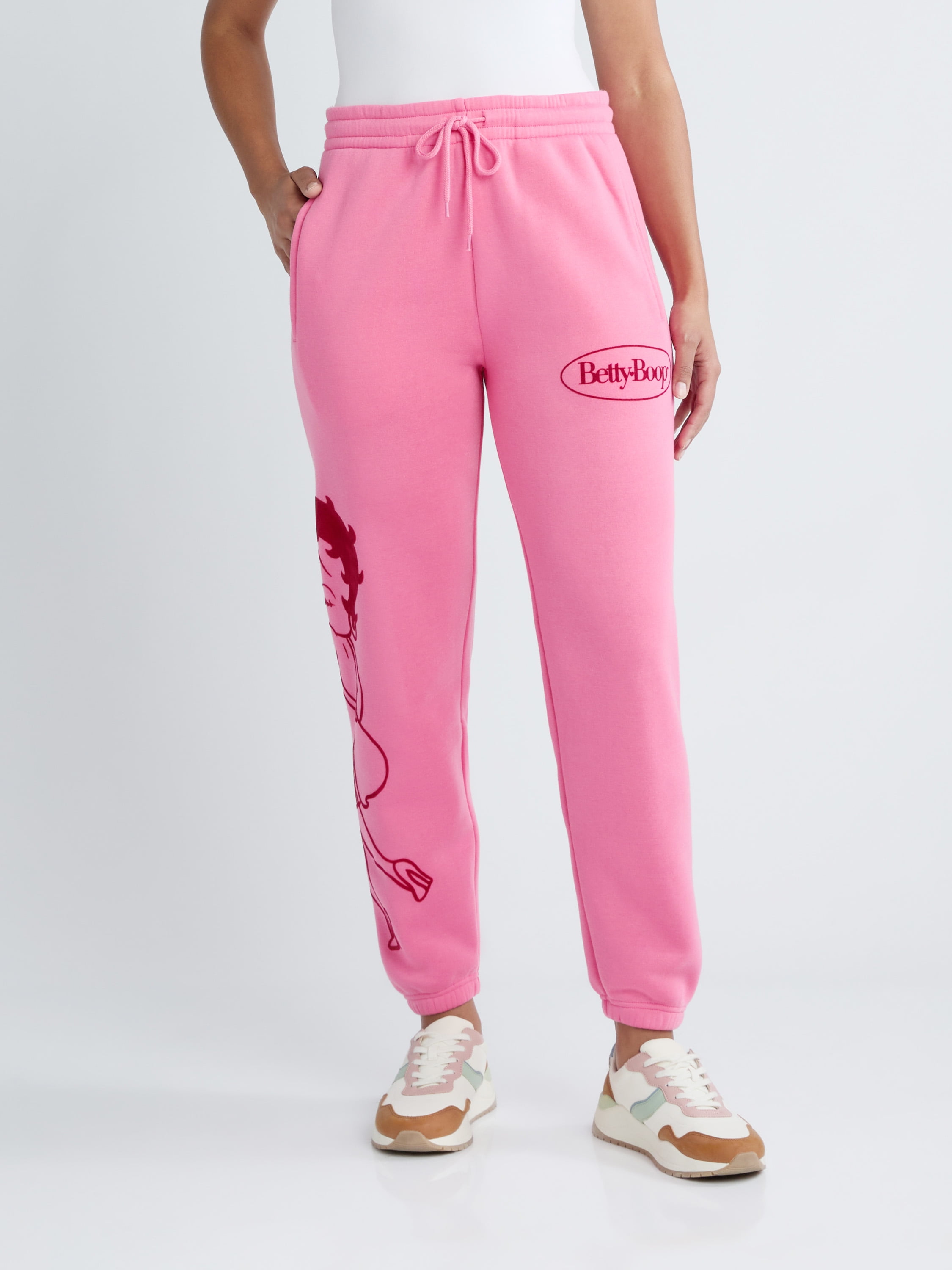 Betty Boop Women’s Graphic Jogger Pants, Sizes XXS-XXL