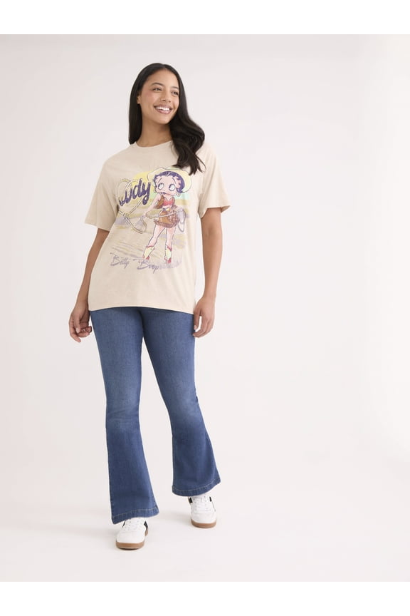 Howdy Graphic Tee, Sizes XXS-XXL, Women’s