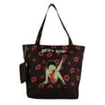 thumbnail image 1 of Betty Boop Tote Bag Fashion Shoulder Bag Black Kiss, 1 of 2