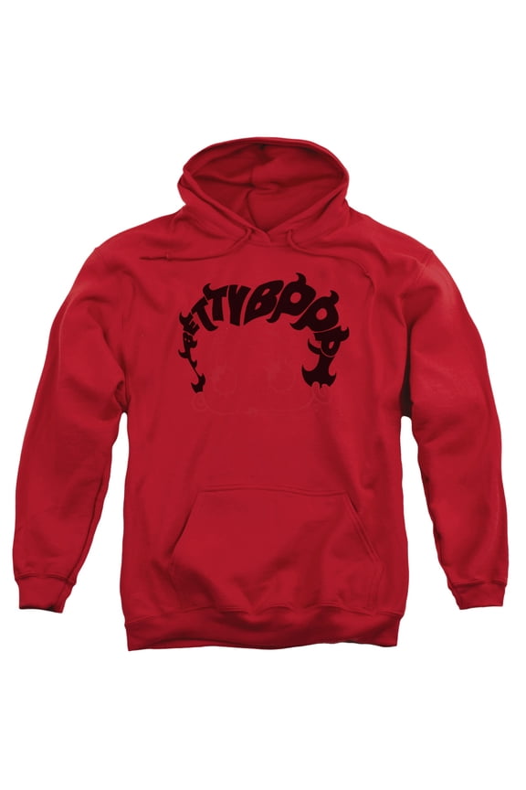 Betty Boop - Word Hair - Pull-Over Hoodie - Large