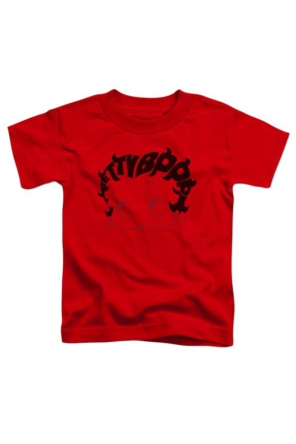 Betty Boop - Word Hair - Toddler Short Sleeve Shirt - 2T