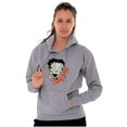 thumbnail image 1 of Betty Boop Zombie Cartoon Skeleton Hoodie Sweatshirt Women Brisco Brands L, 1 of 6