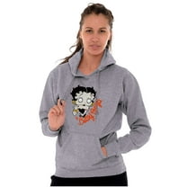 Betty Boop Zombie Cartoon Skeleton Hoodie Sweatshirt Women Brisco Brands S