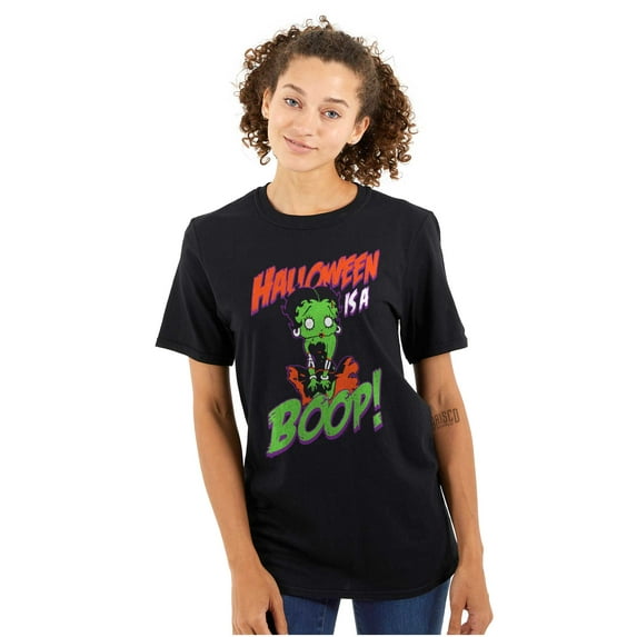 Betty Boop Zombie Halloween Treat Women's Graphic T Shirt Tees Brisco Brands S