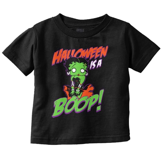 Betty Boop Zombie Halloween Treat Youth T Shirt Tee Girls Infant Toddler Brisco Brands 2T