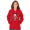 thumbnail image 1 of Betty Boop Zombie Love Attitude Zip Hoodie Sweatshirt Women Brisco Brands S, 1 of 6