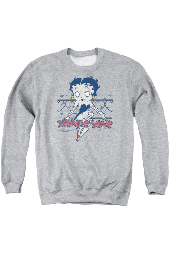 Betty Boop - Zombie Pinup - Crewneck Sweatshirt - Medium