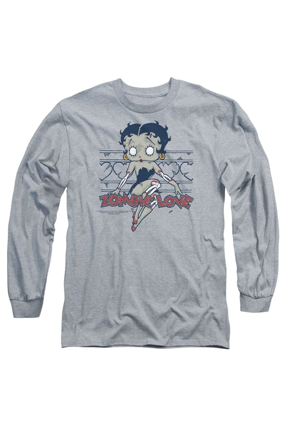 Betty Boop - Zombie Pinup - Long Sleeve Shirt - Small