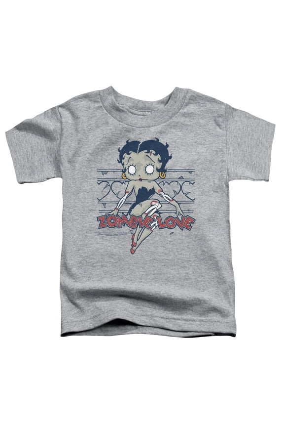 Betty Boop - Zombie Pinup - Toddler Short Sleeve Shirt - 3T