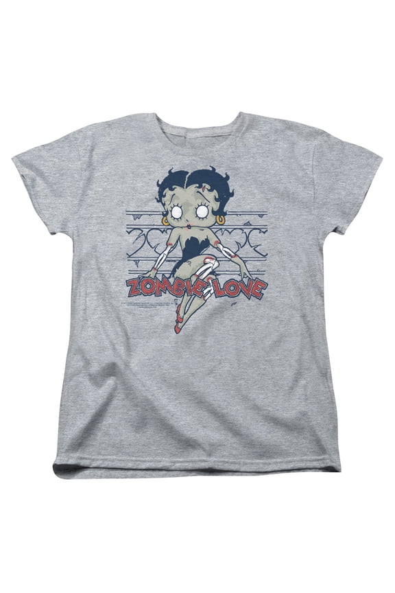 Betty Boop - Zombie Pinup - Women's Short Sleeve Shirt - Medium