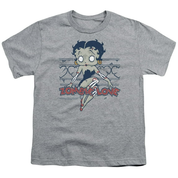 Betty Boop - Zombie Pinup - Youth Short Sleeve Shirt - Small