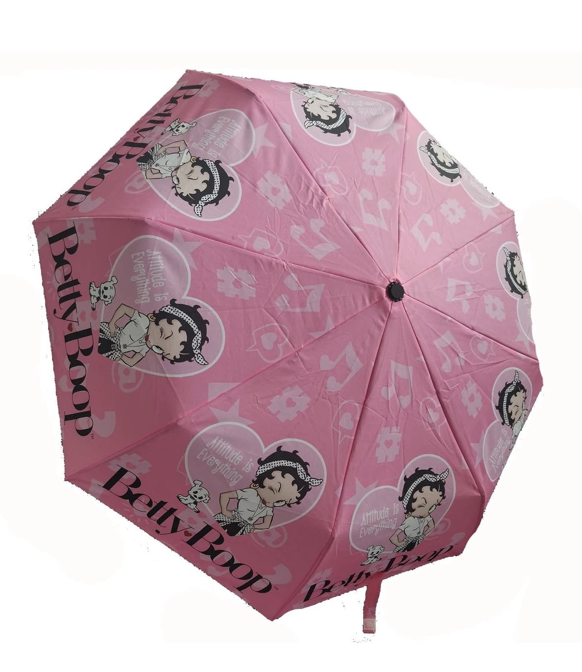 Betty Boop pink stick umbrella foldable & cover