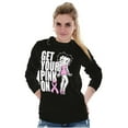 thumbnail image 1 of Betty Breast Cancer Get Your Pink On Women Plus Size Long Sleeve Tee Brisco Brands 2X, 1 of 5