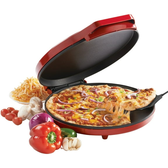 Betty Crocker 12-In. Pizza Maker, Red, BC-2958CRPT
