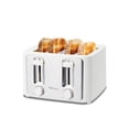 thumbnail image 1 of Betty Crocker 4-Slice Toaster, 1500W, Variable Toast Shade Control Dials, High Lift Feature, Cool Touch Housing, Bread Centering Guides, BC-5635W, 1 of 7