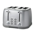 thumbnail image 1 of Betty Crocker 4-Slice Toaster, Silver with Extra Wide Slots, 1 of 5