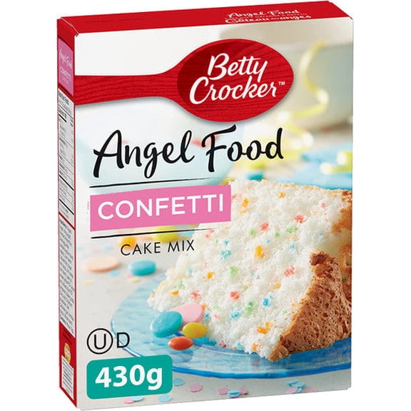 Betty Crocker, Angel Food Confetti Cake Mix, 430g/15 oz.