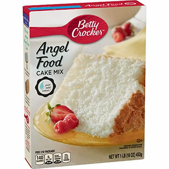 Betty Crocker Angel Food White Cake Mix 16 oz (Pack of 8)