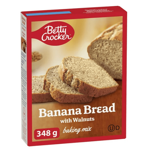 Betty Crocker Banana Bread with Walnuts Baking Mix, 348g