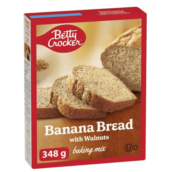 Betty Crocker Banana Bread with Walnuts Baking Mix, 348g