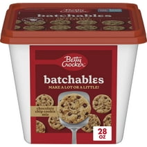 Betty Crocker Batchables Chocolate Chip Cookie Mix, Mix and Bake 4 to 24 per batch, 28 oz.
