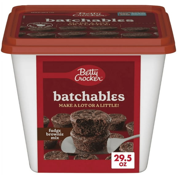 Betty Crocker Batchables Fudge Brownie Mix, Mix and Bake 4 to 12 per batch, 29.5 oz. (Pack of 2)