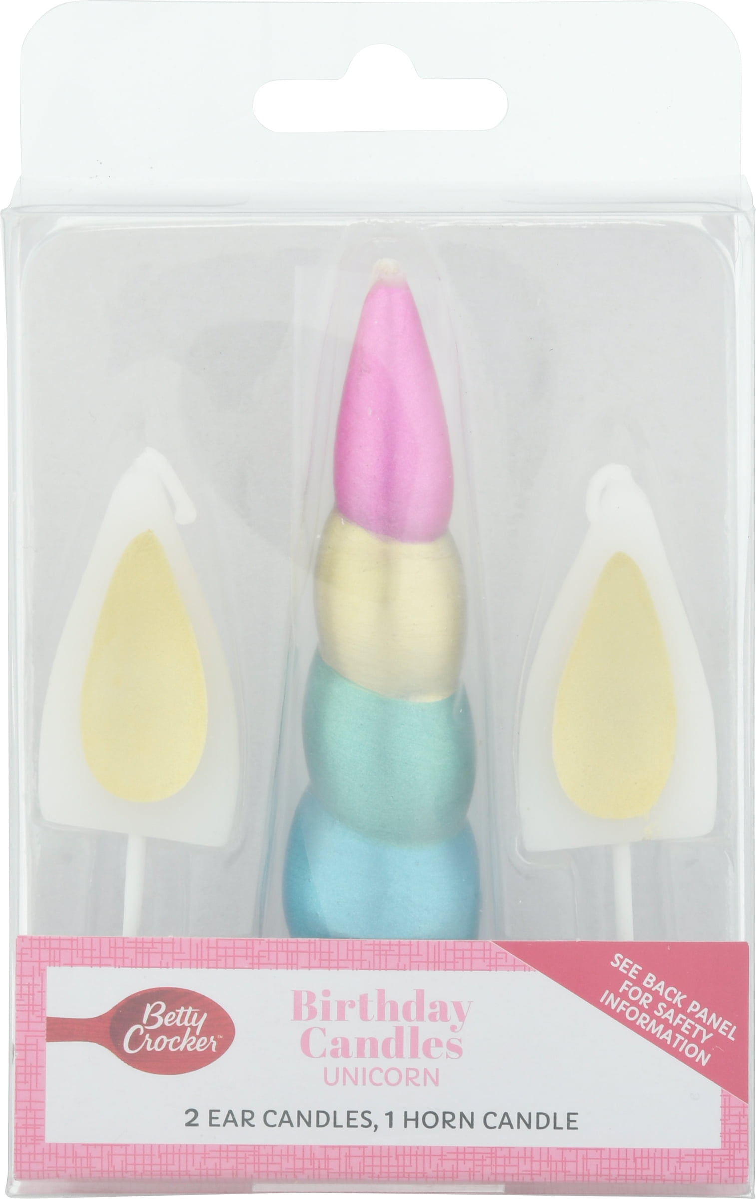 Betty Crocker, Birthday Candles, Unicorn - Walmart.com