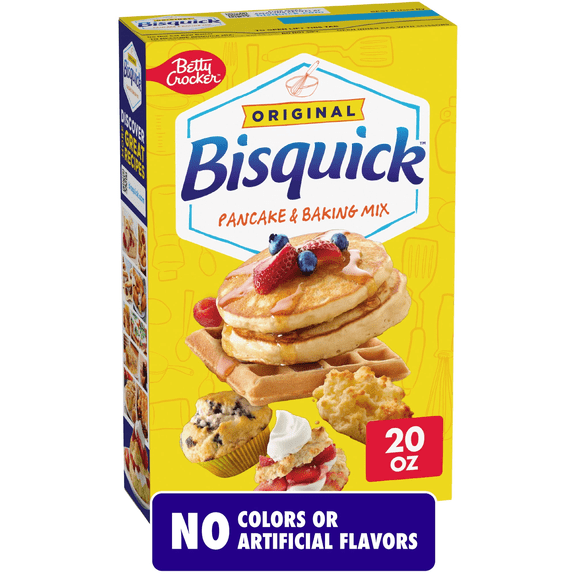 Betty Crocker Bisquick Pancake and Baking Mix, Original, 20 oz