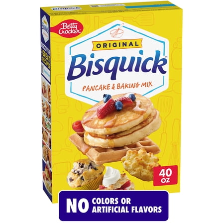 Betty Crocker Bisquick Pancake and Baking Mix, Original, 40 oz